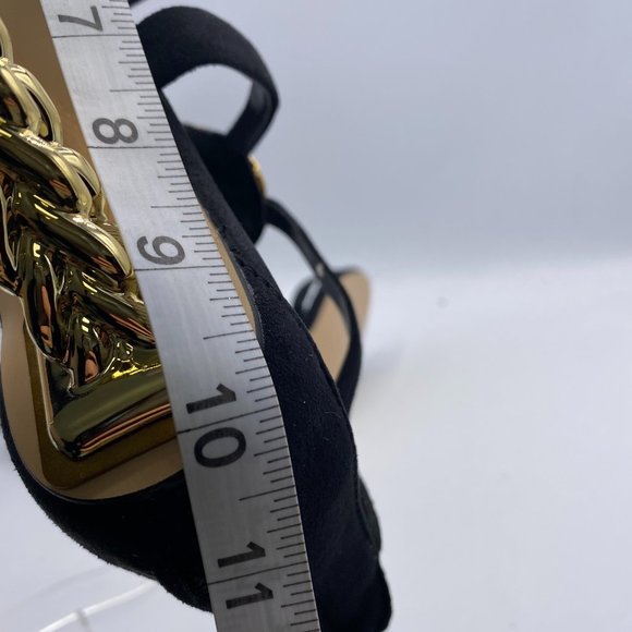 FSJ High Heels Ankle Strap Open Toe Zipper Fashion Sandals - Picture 9 of 10